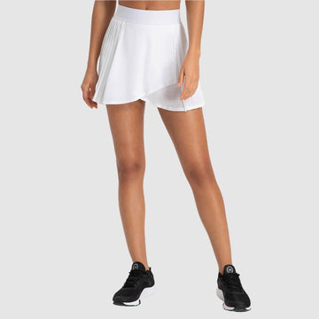 Pleated Wrap Tennis Skirt